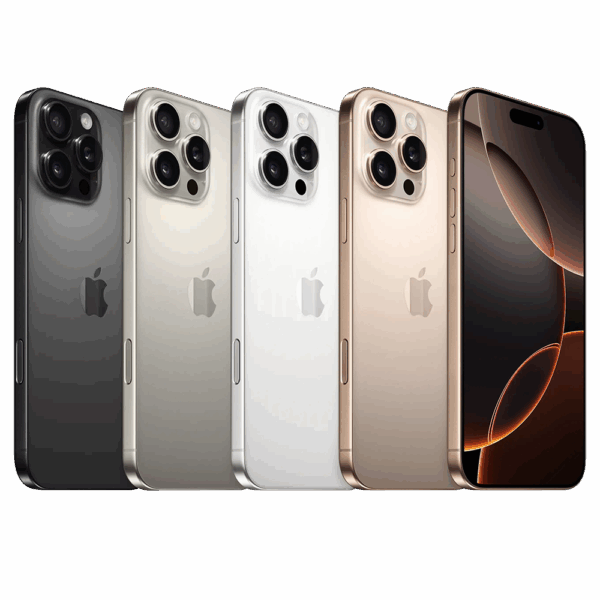 Refurbished iPhone 16 Pro Max 256 GB Wit Als nieuw
