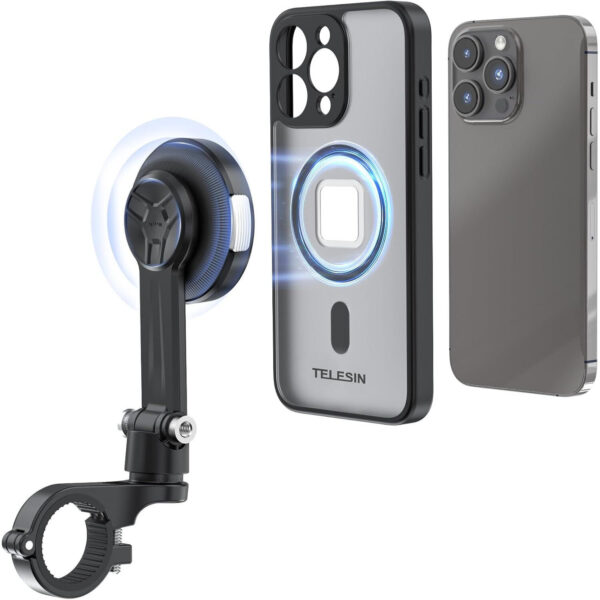 Telesin Fiets/Motor Shock Mount voor IPhone 15 Pro