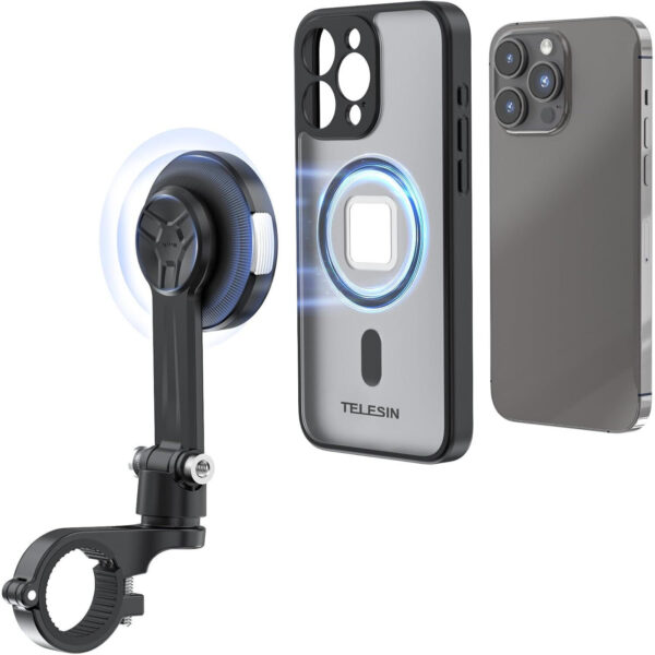 Telesin Fiets/Motor Shock Mount voor IPhone 15 Pro Max