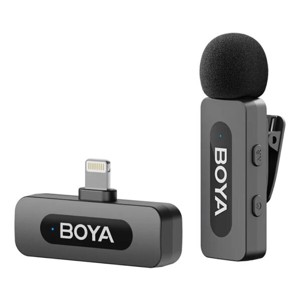 Boya BY-V1 V2.0 Wireless microphone for Lightning (1 x transmitter & 1 x receiver)