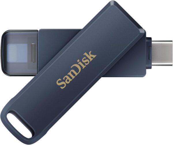 Sandisk 64GB iXpand Phone Drive geheugen, voor iPhone, iPad, PC en Mac - Lightning en USB-C aansluiting