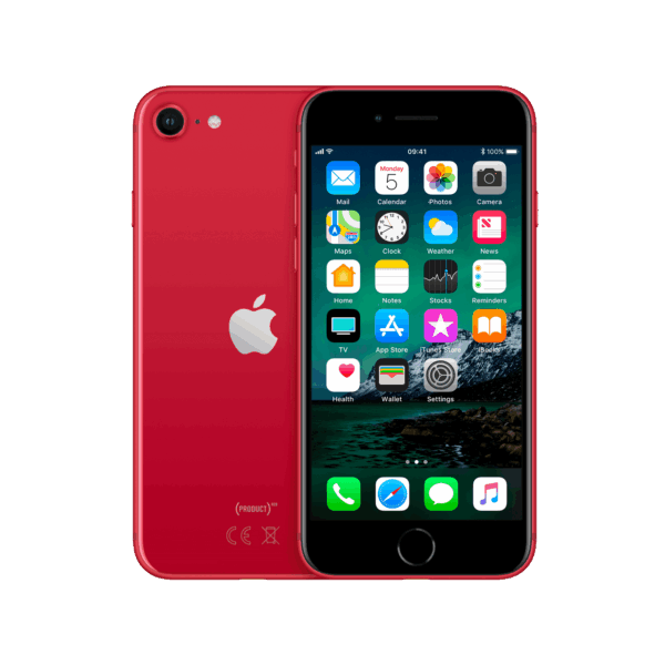 Refurbished iPhone SE 2020 256 gb Rood Gebruikt