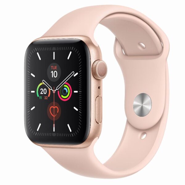 Refurbished Apple Watch Series 5 44mm Rosegoud Licht gebruikt