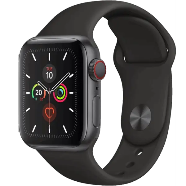 Refurbished Apple Watch Series 5 44mm Zwart Licht gebruikt