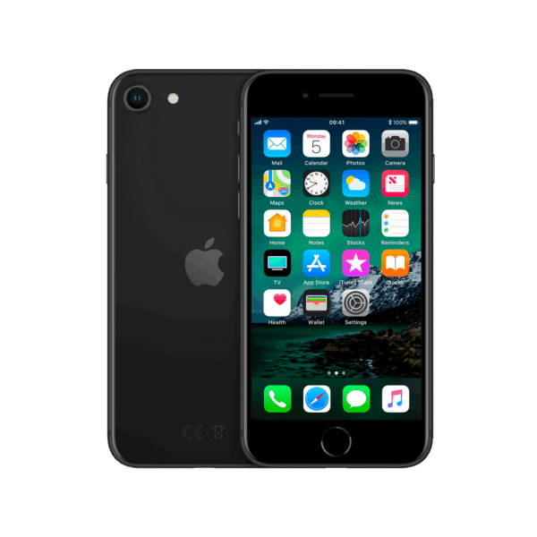 Refurbished iPhone SE 2020 256 gb Zwart Licht gebruikt