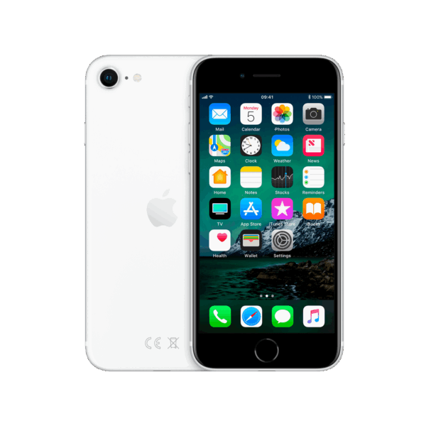 Refurbished iPhone SE 2020 64 GB Wit Gebruikt