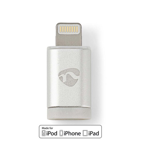 Adapter voor Synchroniseren en Opladen | 8-Pens Lightning Male naar USB 2.0 micro-B Female