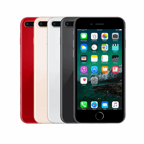 Refurbished iPhone 8 Plus 256 GB Rood Licht gebruikt