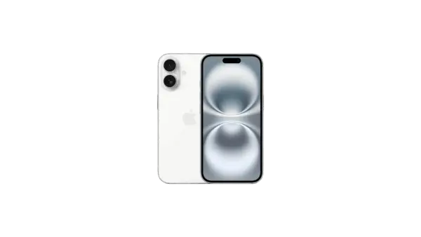 Refurbished iPhone 16 128 GB Wit Als nieuw