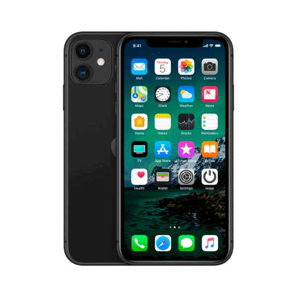Refurbished iPhone 11 128 GB Zwart Als nieuw
