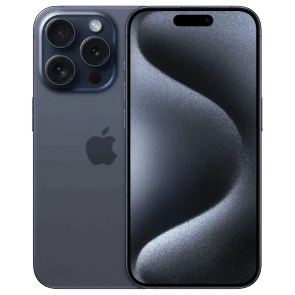 Refurbished iPhone 15 Pro Max 256 GB Titanium Blauw Licht gebruikt