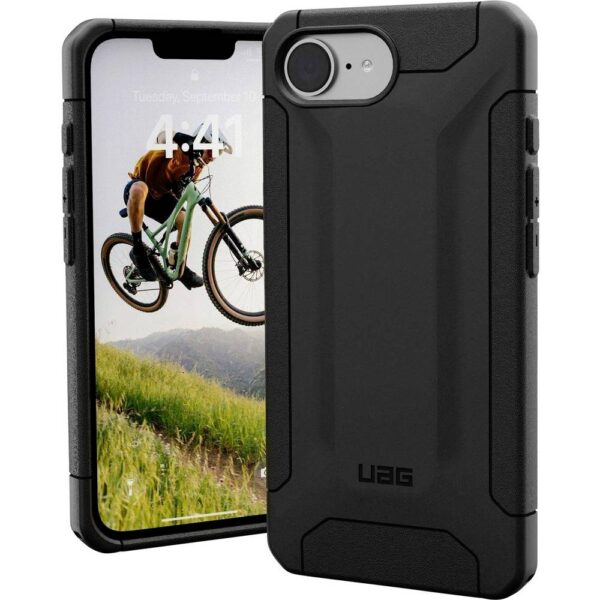 Urban Armor Gear Scout Outdoor telefoonhoes Apple iPhone 16e Zwart Stootbestendig