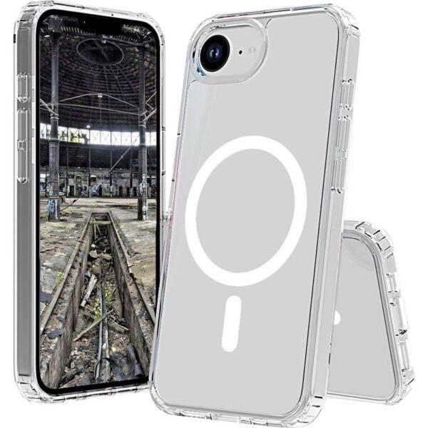 JT Berlin Pankow Clear MagSafe Backcover Apple iPhone 16e Transparant Inductieve lading, MagSafe compatible, Stootbestendig