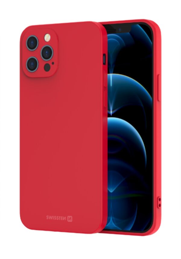 Swissten Swissten Soft Joy iPhone 14 Hoesje - Rood