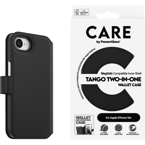 PanzerGlass Tango 2-in-1 Wallet Case Booklet Apple iPhone 16e