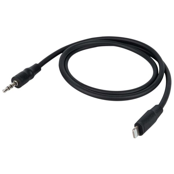 DAP FL103 verloopkabel lightning naar stereo mini-jack 75cm