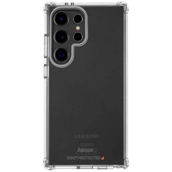 Hama Backcover Samsung Galaxy S24 Ultra Transparant Stootbestendig, Inductieve lading