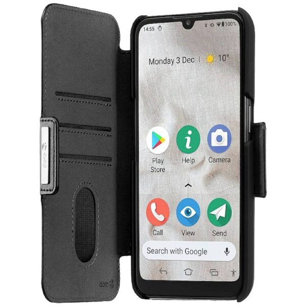 doro Wallet Case Flip cover Doro Doro 8220 Zwart
