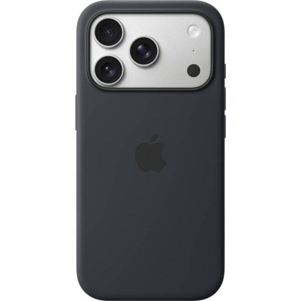 Apple Silicone Case Silicon Case Apple iPhone 17 Pro Zwart MagSafe compatible