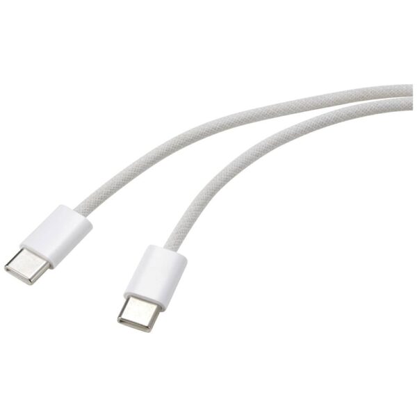 Renkforce USB-kabel USB-C stekker, USB-C stekker 3.00 m Wit Verdraaide paren RF-6056880