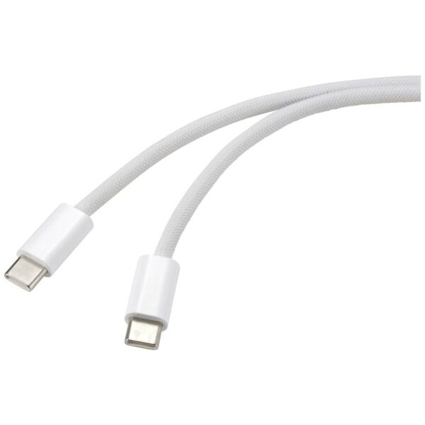Renkforce USB-kabel USB-C stekker, USB-C stekker 3.00 m Wit Verdraaide paren RF-6056884
