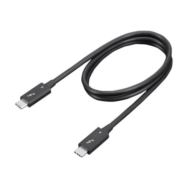 Lenovo Thunderbolt-kabel Thunderbolt 4 Thunderbolt (USB-C) stekker 0.70 m Zwart 8K UHD 4X91K16968