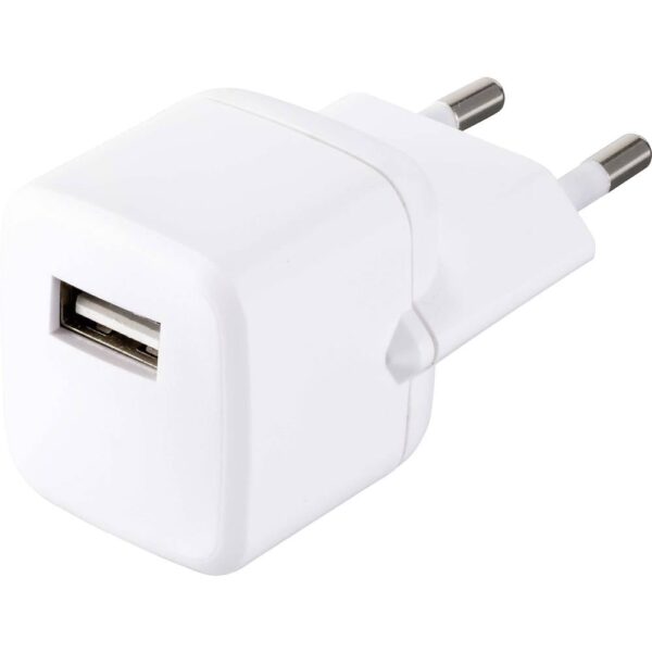 VOLTCRAFT UC-1AXX001 USB-oplader 12 W 1x USB-A Wit Binnen