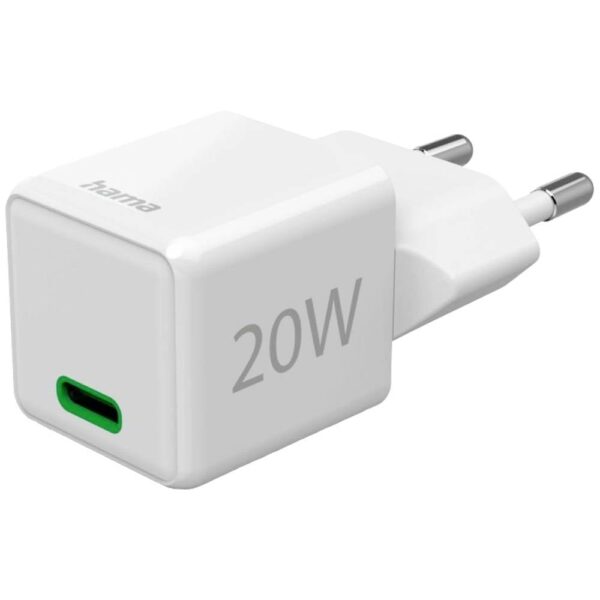 Hama USB-oplader 20.00 W 1x USB-C USB PD Wit Binnen USB Power Delivery (USB-PD)