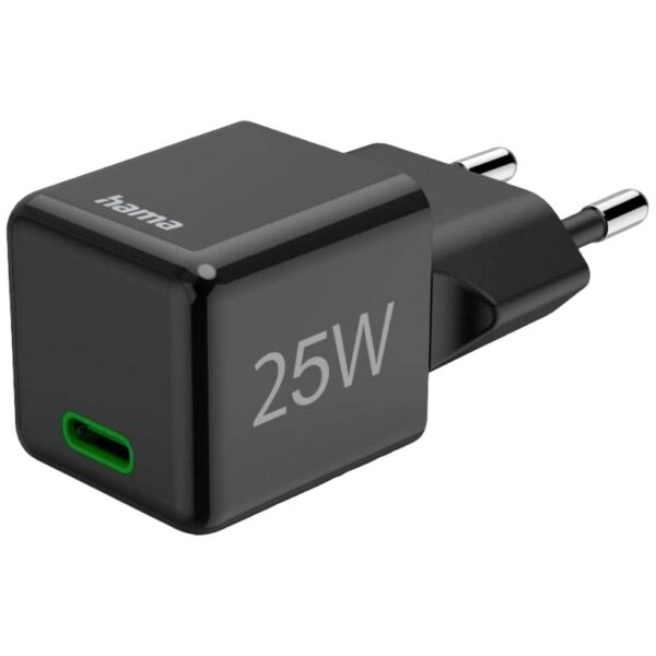Hama USB-oplader 25.00 W 1x USB-C USB PD Zwart Binnen USB Power Delivery (USB-PD)