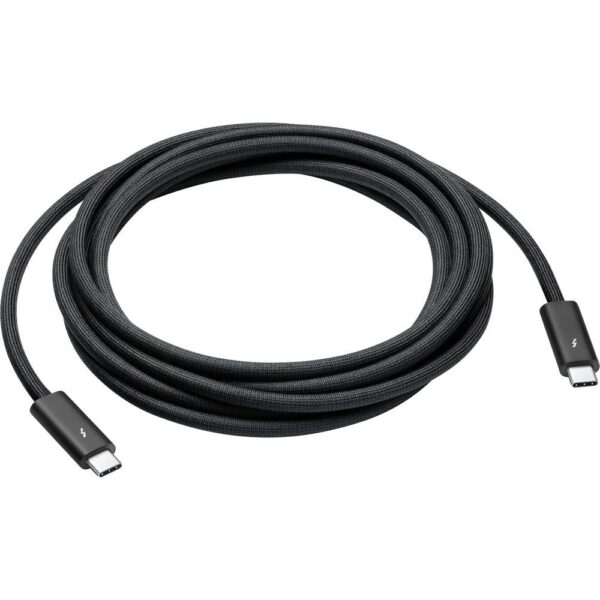 Apple Thunderbolt-kabel Thunderbolt 4 Thunderbolt (USB-C) stekker, Thunderbolt (USB-C) stekker 3 m Zwart MW5H3ZM/A