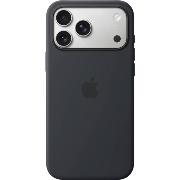 Apple Silicone Case Silicon Case Apple iPhone 17 Pro Max Zwart MagSafe compatible