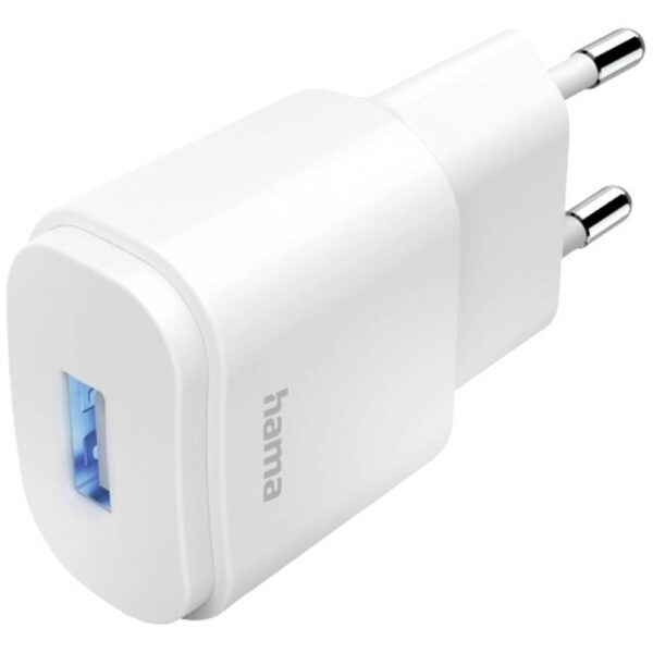 Hama USB-oplader 6.00 W 1x USB-A Wit Binnen