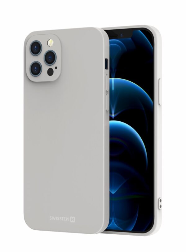 Swissten Swissten Soft Joy Apple iPhone 15 Hoesje - Grijs