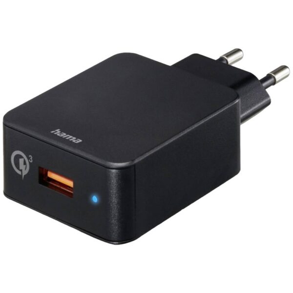 Hama USB-oplader 19.50 W 1x USB-A Zwart Binnen