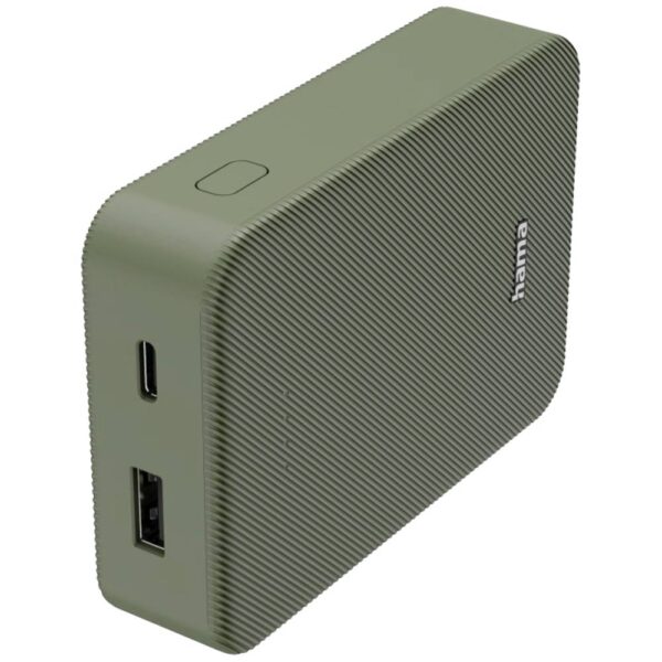 Hama Batterie Powerbank 10000 mAh Fast Charge LiPo Groen