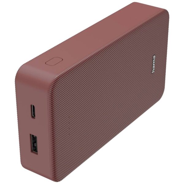 Hama Batterie Powerbank 20000 mAh Fast Charge LiPo Rood