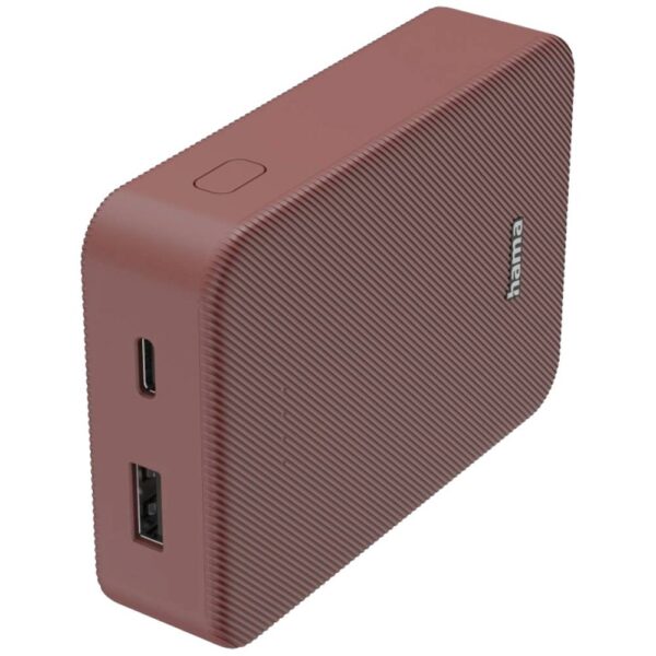 Hama Batterie Powerbank 10000 mAh Fast Charge LiPo Rood