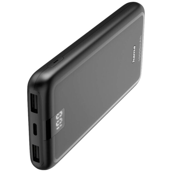 Hama Powerbank 10000 mAh Fast Charge LiPo Antraciet