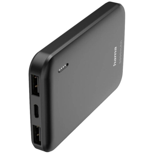 Hama Pocket 5 Powerbank 5000 mAh LiPo Antraciet