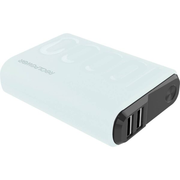 RealPower Batterie Powerbank 10000 mAh Lithium Groen
