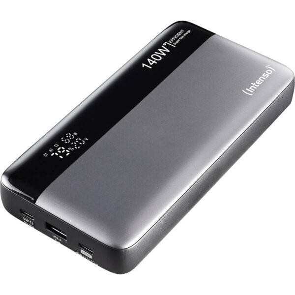 Intenso HE25000 Powerbank 25000 mAh Quick Charge, USB PD LiPo USB-A, USB-C Zwart
