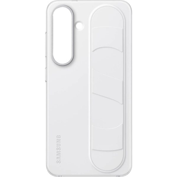 Samsung Standing Grip Cover Samsung Galaxy S25 Wit Stootbestendig