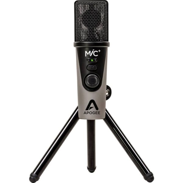 Apogee MiC+ USB-microfoon Zendmethode:Kabelgebonden Incl. standaard, Incl. kabel USB-A 2.0 Kabelgebonden