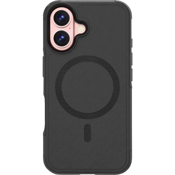 4Smarts Defend Case Backcover Apple iPhone 16 Zwart Inductieve lading