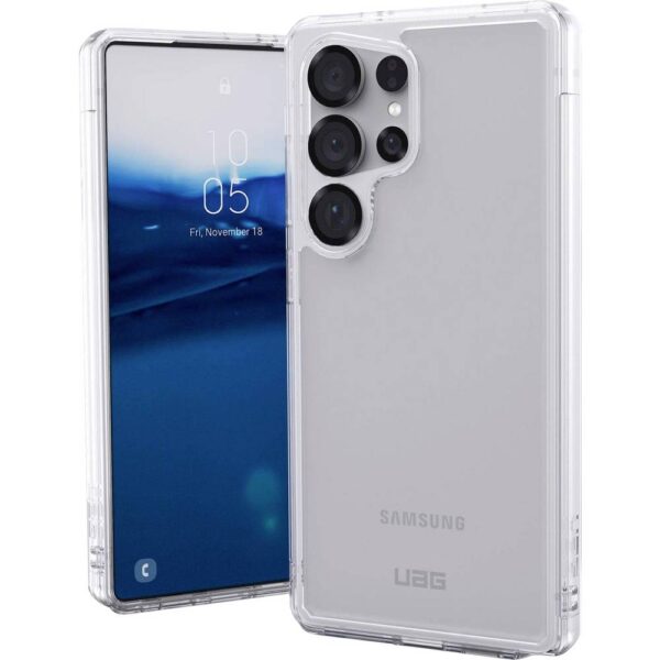 Urban Armor Gear Plyo Backcover Samsung Galaxy S25 Ultra Transparant Inductieve lading, Stootbestendig