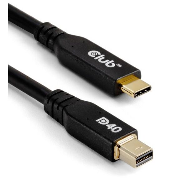 club3D USB-C-displaykabel 2.00 m Zwart CAC-1561