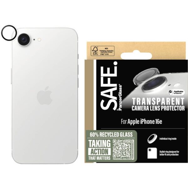 PanzerGlass Camera Protector SARRITRG29845 Cameraprotector (glas) Apple IPhone SE (2025) 1 stuk(s) Krasvast