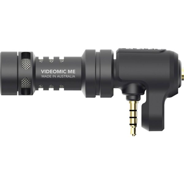 RODE Microphones VIDEOMIC ME Spraakmicrofoon Zendmethode:Direct Incl. windkap Microfoon TRRS (3.5 mm jackplug) Direct Zwart
