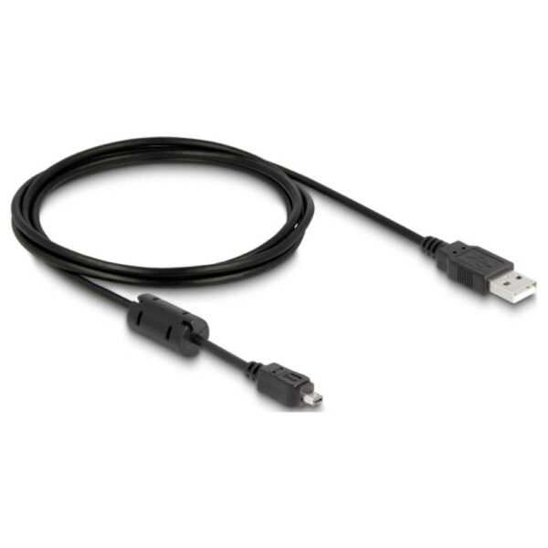 Delock USB-kabel USB-mini-B stekker, USB-A stekker 1.50 m Zwart 82208