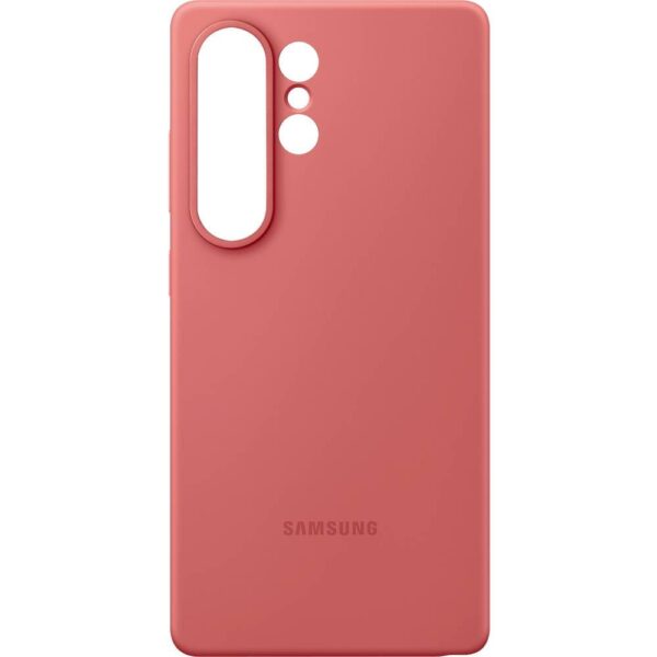Samsung Silicone Silicon Case Samsung Galaxy S25 Ultra Rood Stootbestendig